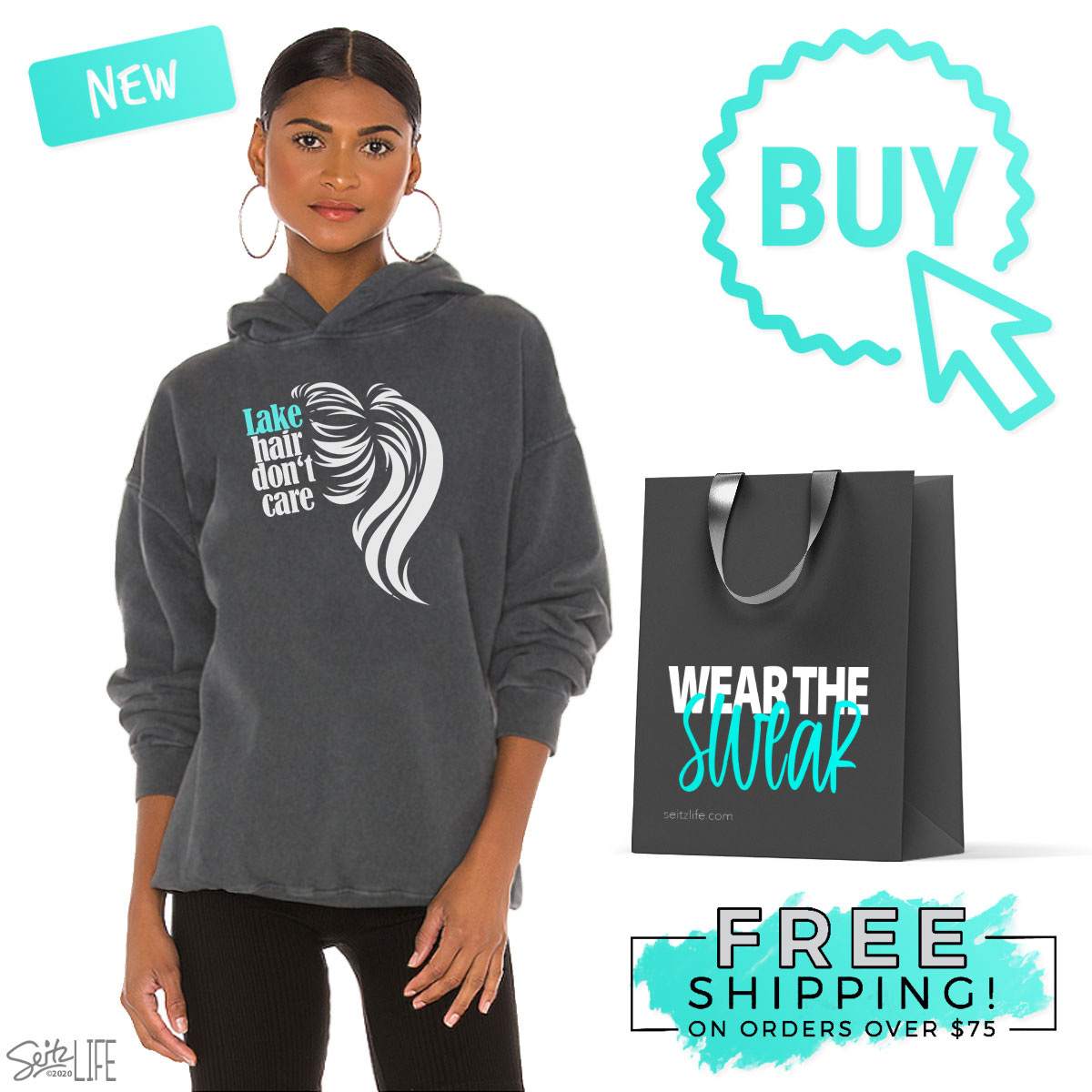 HoodieLakeHairDontCare